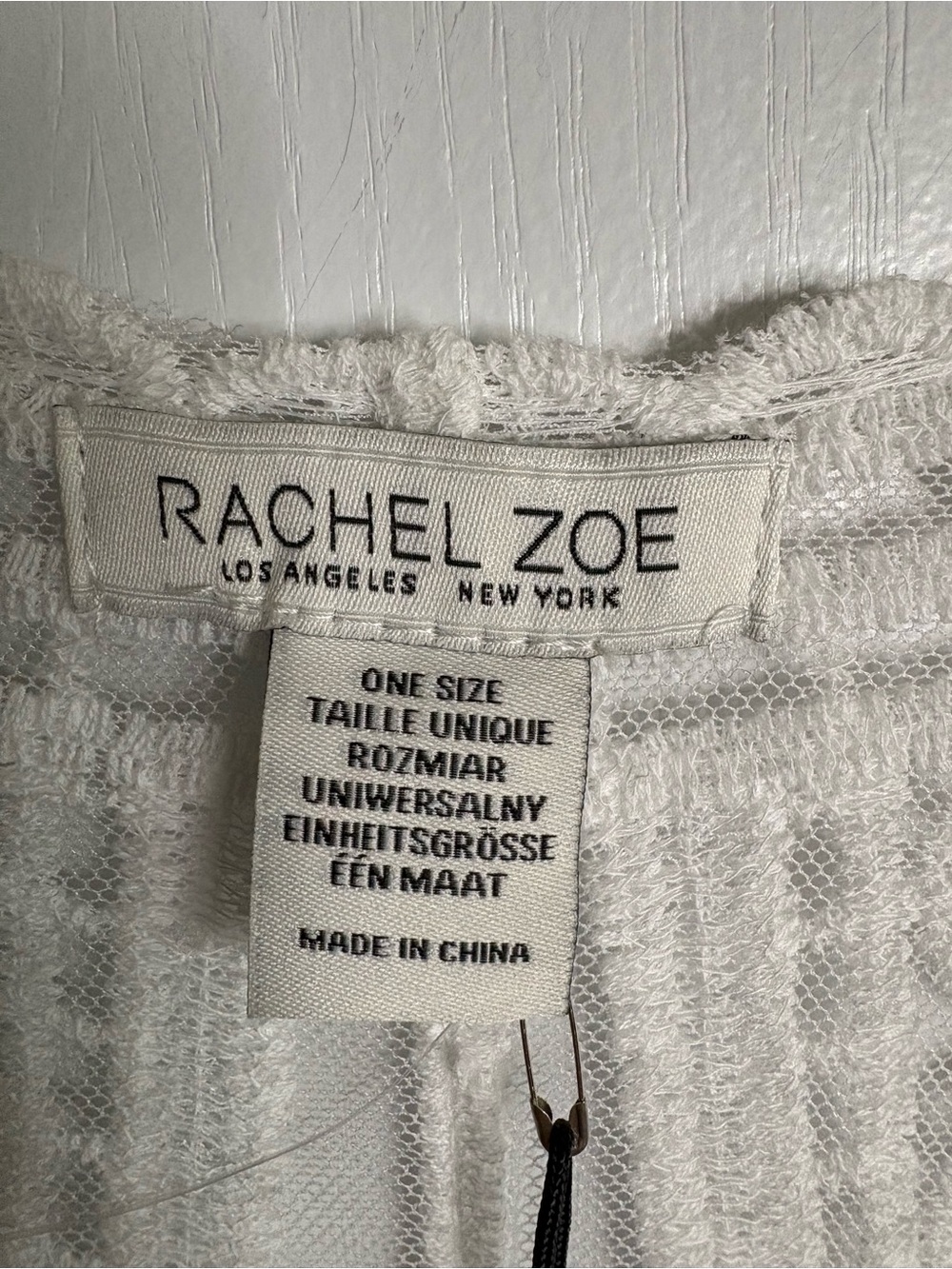 Rachel Zoe NWT Lace Embroidered Sheer Maxi Kimono Maxi OS Cover-Up Boho Fairy - Picture 5 of 9